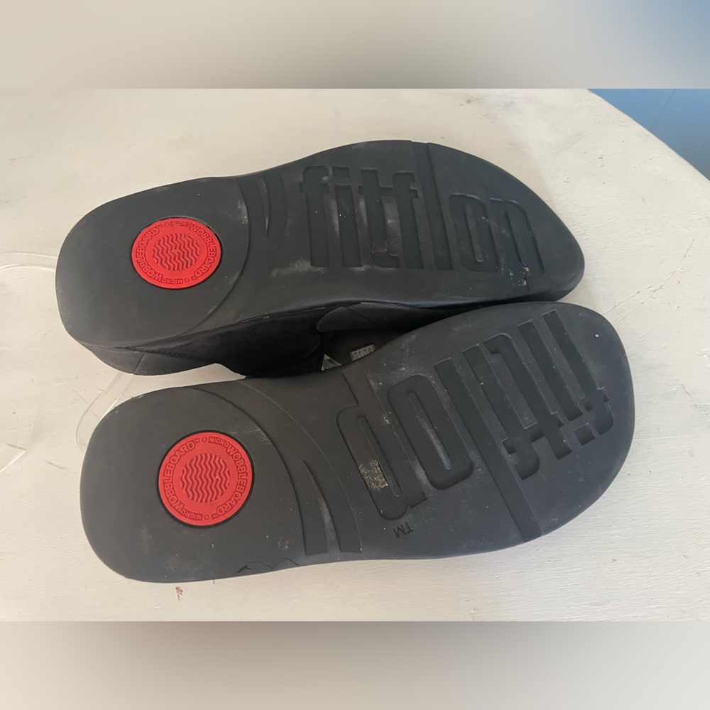 Fitflop Novy Womens Flip Flop Size US 9 Black Casual Stud Thong Sandlas 507-001 - Picture 8 of 8